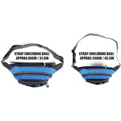 Resim Gajeena Unisex Spor Bel Çantası Su Geçirmez Çoklu Cep Geniş Depolama Ayarlanabilir Kemer Outdoor Koşu Dağa Çıkma Pembe Kırmızı 