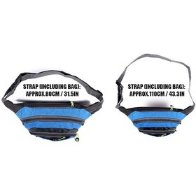 Resim Gajeena Unisex Spor Bel Çantası Su Geçirmez Çoklu Cep Geniş Depolama Ayarlanabilir Kemer Outdoor Koşu Dağa Çıkma Pembe Kırmızı 