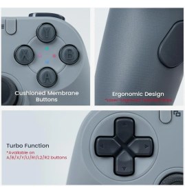 Resim Gamesir Tegenaria T3 Lite Kablolu Controller Retro Gri Nintendo Switch, Windows Pc, Steam , Android ,ıos 