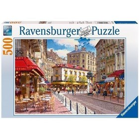 Resim Ravensburger 500 Parça Puzzle Işıl Işıl Mağazalar 141166 