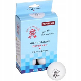 Resim Avessa Silver 40+ Pinpon Topu 6'lı - Beyaz 