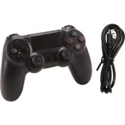 Resim Gorgeous Sony Ps4 Altı Eksenli Rocker Titreşim Kolu Siyah Için Gamepad (Yurt Dışından) 