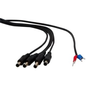 Resim S-Link Sl-Dc610 4 Lü Power Kırmızıvesiyah Kablo 