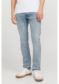 Resim Jack & Jones Jjiglenn Erkek Jeans Mavi 