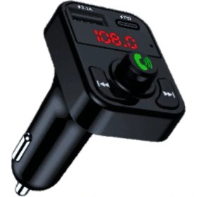 Resim Concord C-606 Plus Kablosuz Fm Transmitter – 23W Hızlı Şarj Usb-C - Bluetooth 5.1 - Eller Serbest Arama - Tf Kart Desteği 