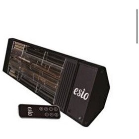 Resim ESİO Halogen 2500w Kumandalı Dış Cephe Isıtıcı 