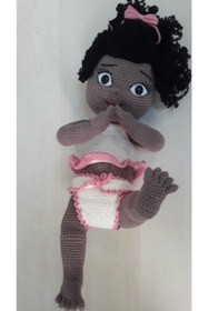 Resim OYUNCAKPARK Yağmur Bebek Amigurumi Organik Oyuncak 