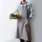 Resim INGNI TAKAKO Uniseks Pamuk Önlük - Düz Renk, Ayarlanabilir Boyun Askısı, Uzun Kollu, Pişirme, Fırıncılık, Sanat, Tırnak Tasarımı ve Kahve için Mükemmel - Dayanıklı ve Rahat Mutfak ve Restoran Kullanımı, INGNI TAKAKO 