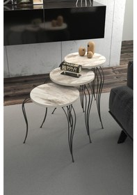 Resim Zigon Sehpa Lükens Efes Çok Renkli 