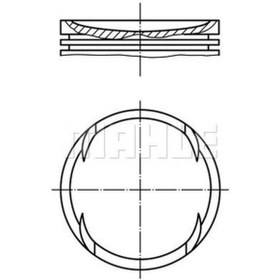 Resim MAHLE 0308902 Piston+Segman Komple-050(Vw Polo 95-10 Seat Ibiza 99-10 Skoda Fabia 00-08)Afh-Afk-Ahw-Aua-Bbz (WP726448) (Fiyat:4 Adet İçindir) 