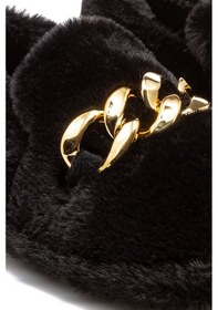 Resim Angel Kadın Peluş Ev Ayakkabısı Siyah 37/41 Siyah 