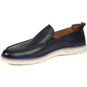 Resim Greyder 64512 Erkek Lacivert Hakiki Deri Casual Ayakkabı -469 Lacivert 