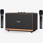 Resim Linktech M408 Premium Mikrofonlu 100 W Retro Bluetooth Hoparlör 