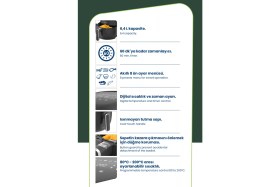 Resim Goldmaster Foodchef 2000 Watt Yüksek Güç 6,4 Litre Geniş Xxl Dokunmatik Airfryer Yağsız Sıcak Hava Fritözü • 2000W Performans 