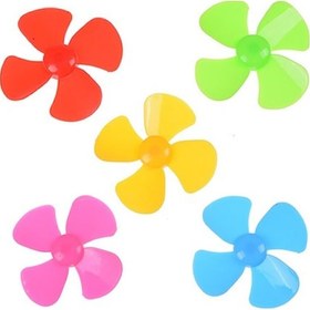 Resim Alkatronik-100Mm Pervane 4 Kanat Oyuncak Rüzgar Gülü Kürek Botu Motor 