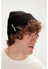 Resim Bad Bear Label Beanie Erkek Bere-27566 - Siyah 