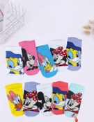 Resim WORTHY SOCKS 10 Lu Çocuk Sevimli Disney 6- 9 Yaş Uyumlu Çocuk Patik Çorap Seti 10 Çift 