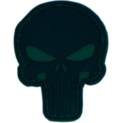 Resim SİNGLE SWORD Askeri Renkli, Kurukafa Kabartmalı 3d Plastik Arma Haki 
