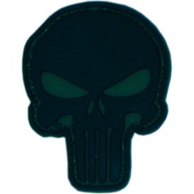 Resim SİNGLE SWORD Askeri Renkli, Kurukafa Kabartmalı 3d Plastik Arma Haki 