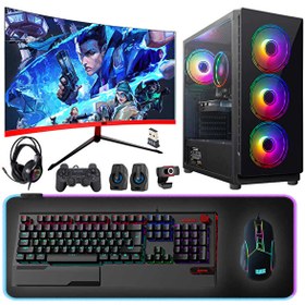Resim DRx4273 Ryzen 5 4500 23.6" 16 GB RAM 512 GB M.2 NVMe SSD 4 GB GTX1050Ti FreeDOS Masaüstü Oyun Bilgisayarı 