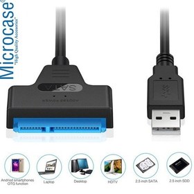Resim Usb 2.0 To 2.5 Inç Sata Hdd Ssd Çevirici Veri Kablosu Al2624 