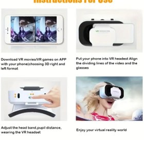 Resim ASLANKAR Akıllı telefonlar için HD VR gözlük. Pilsiz,ABS malzeme model G05A sanal gerçeklik gözlüğü 