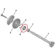 Resim Citroen C4 (2012-2016) 1.2 Benzinli Balans Denge Mili Rulmanı (Orijinal) 