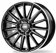 Resim CMS-1264-05 6.0x15"-4x100 ET46 54.1 Diamond Rim Black Gloss Jant (4 Adet) 