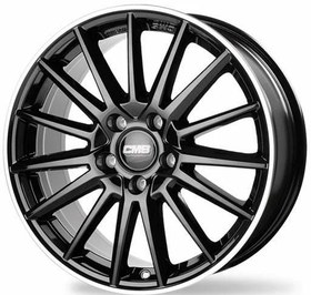 Resim CMS-1264-05 6.0x15"-4x100 ET46 54.1 Diamond Rim Black Gloss Jant (4 Adet) 