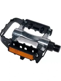 Resim M-Wave Vp Alüminyum Reflektörlü Düz Pedal 