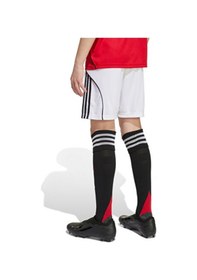 Resim Adidas Çocuk Manchester United 25/26 İç Saha Şortu Çocuk Futbol Şortu Jp3017 Beyaz Beyaz 