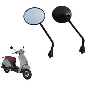 Resim Motosiklet Aynası Siyah - Kuba Bluebird 50cc Ayna Takim 