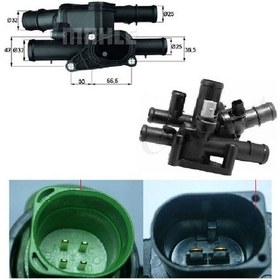 Resim 25 Mahle Tm1105 - Termostat+yuvası Komple Müşürlü Otomatik Şanzu 
