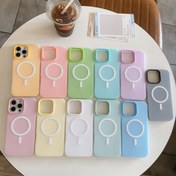 Resim Yeni Macaron Renkli Manyetik Telefon Kılıfı iPhone 16 16pro 16proMax 15 15Pro 15ProMax 14 14Pro 14ProMax 13 13Pro 13ProMax 12 12Pro 12ProMax için Uygun 11 Adet Anti Düşme Sert Kabuklu Telefon Kılıfı 