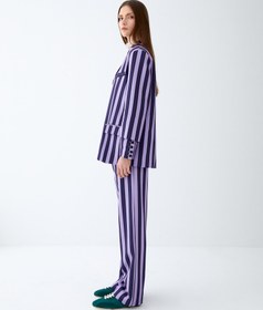 Resim Purple Striped It Blazer - L 