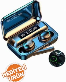 Resim Sorizo Bluetooth Kulaklık Powerbankli Kulakiçi Çift Mikrofonlu Dokunmatik Kablosuz F9-5 