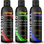 Resim Netfer 3'lü Orta Kalın Pasta Cila Set - 3x100 mL 