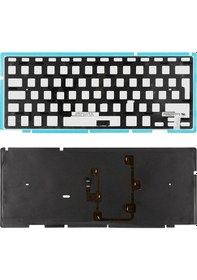 Resim Apple Uyumlu MacBook Pro İle 17inc A1297 Klavye Işıkları Backlight Uk İngilizce-türkçe 2009/2011 