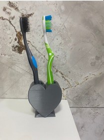 Resim Okpax Diş Fırçalık Ve Diş Macunu Kabı Antrasit 