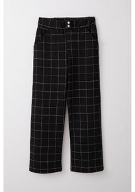 Resim Breeze Kız Çocuk Kare Desenli Pantalon 8-14 Yaş, Siyah Siyah 