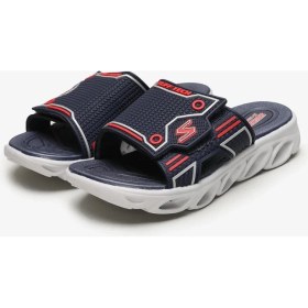 Resim Skechers Hypno-Splash-Sernox Unisex Sandals Cırtlı Işıklı Çocuk Terlik Lacivert 