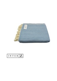 Resim %100 Pamuk Plaj Havlusu, Xxl 100x180cm, Marmaris, Ege Mavisi 