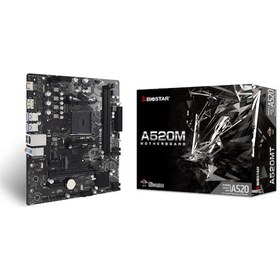 Resim Biostar A520MT AMD A520 4400 MHz (OC) DDR4 Soket AM4 mATX Anakart 
