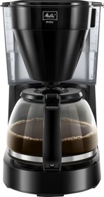 Resim Melitta Easy - Çıkarılabilir döner filtreli kahve makinesi, cam sürahi ve damlama durduruculu filtre kahve makinesi, 10 fincana kadar kahve için, siyah - Termos (2 sürahi) / Siyah 