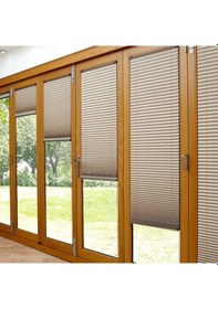 Resim Cam Balkon Plise Perde İthal Vip Serisi, 9 Renk, Alüminyum Kasa (442549120) 