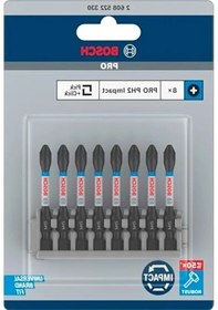 Resim 50 Mm Uzunluğunda Ph2 Bit Seti, 8 Parça Kreuzschlitz, Etkili Vidalama Aksesuarı 