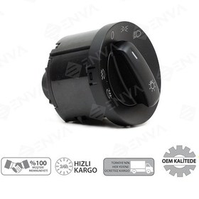 Resim Volkswagen Golf Plus Far Açma Anahtarı Düğmesi 2006-2011 sisli 