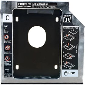 Resim DW127S 12.7mm Sata 3.0 2.5" Inch SSD HDD Laptop Caddy Kızak Kutusu 