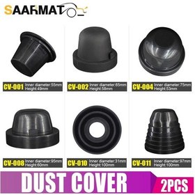 Resim Cv-004-2 Parça Araba Hıd Led Far Tozluk Sızdırmazlık Kapağı Kauçuk Su Geçirmez Toz Geçirmez Far Kapağı 60 65 70 75 80 8 