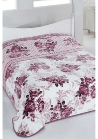 Resim Sarar Rosery Çift Kişilik Battaniye Gülkurusu Gülkurusu 